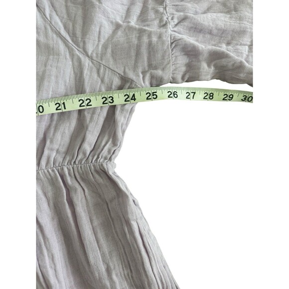 Pact Women’s Organic Cotton Dress Coastal Double Gauze Throw N Go Lilac Size XXL - Picture 9 of 12